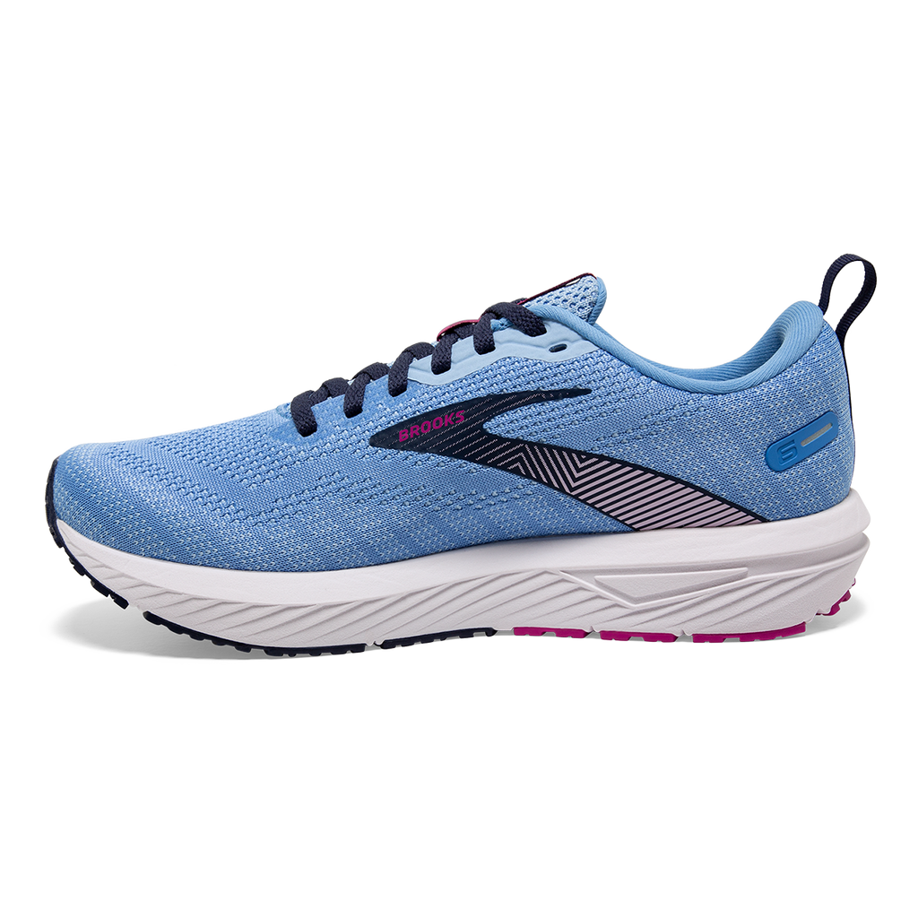 Brooks Revel 6 — Black - Blackened Pearl - White — Size B — Width 7 — Lifestyle View