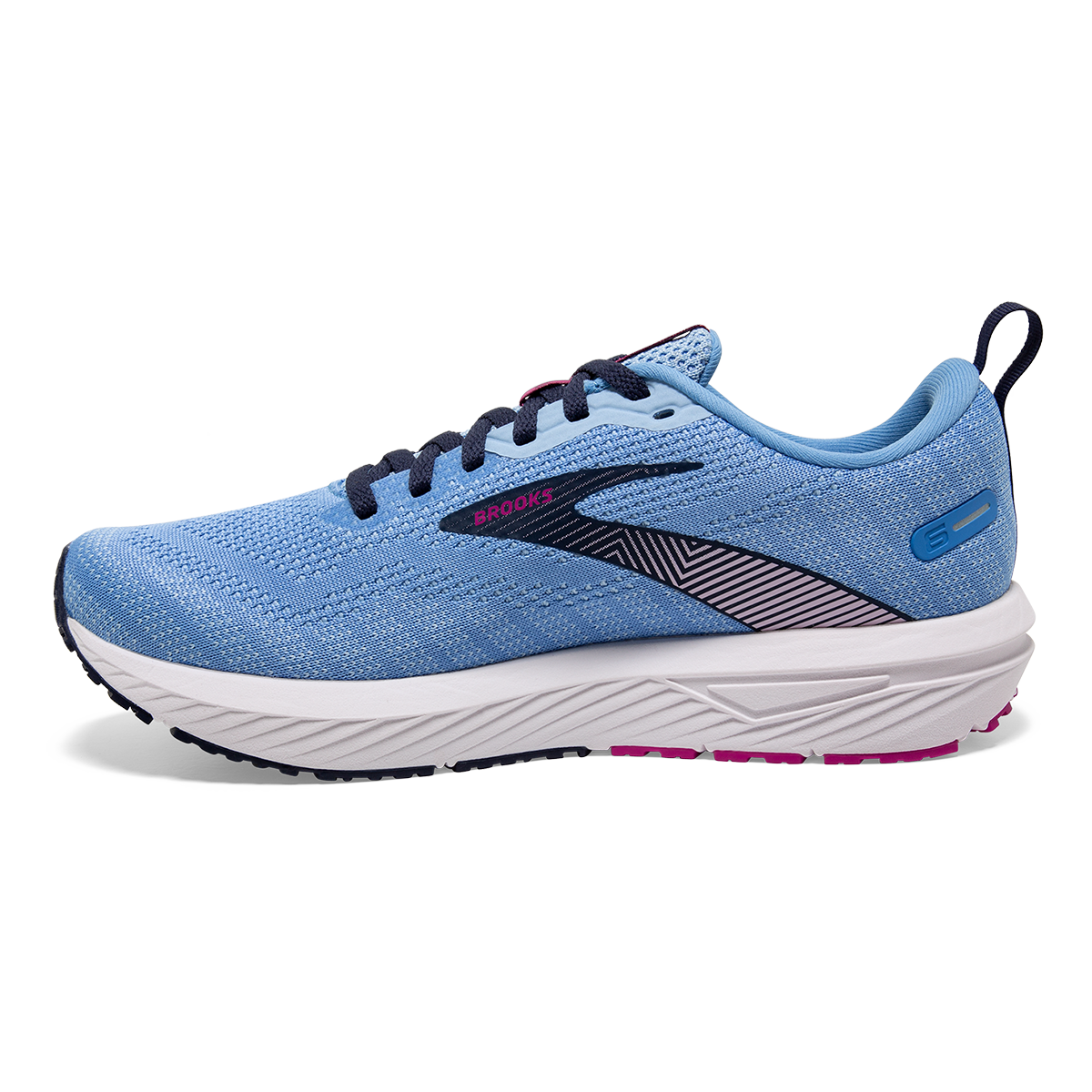 Brooks Revel 6 — Black - Blackened Pearl - White — Size B — Width 7 — Lifestyle View