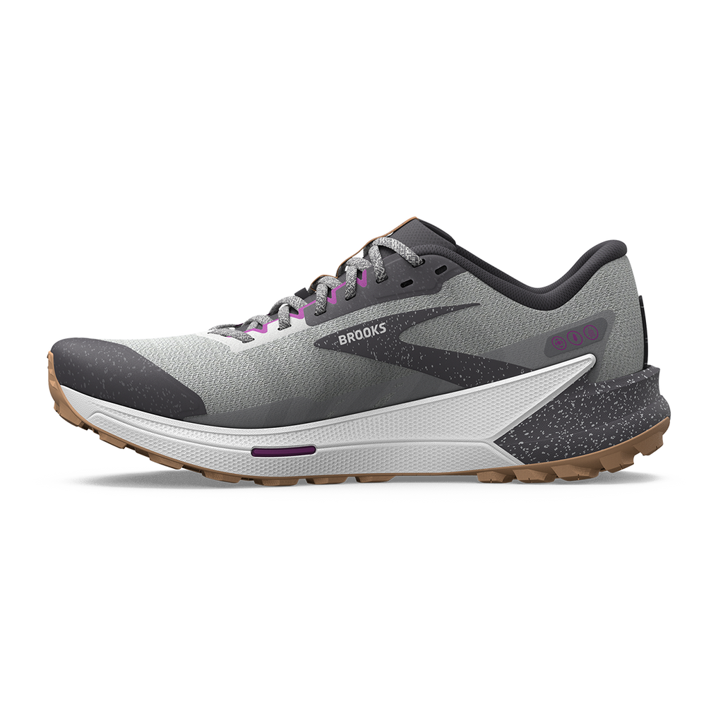 Brooks Catamount 2 — Blue - Black - Yellow — Size B — Width 7.5 — Side View
