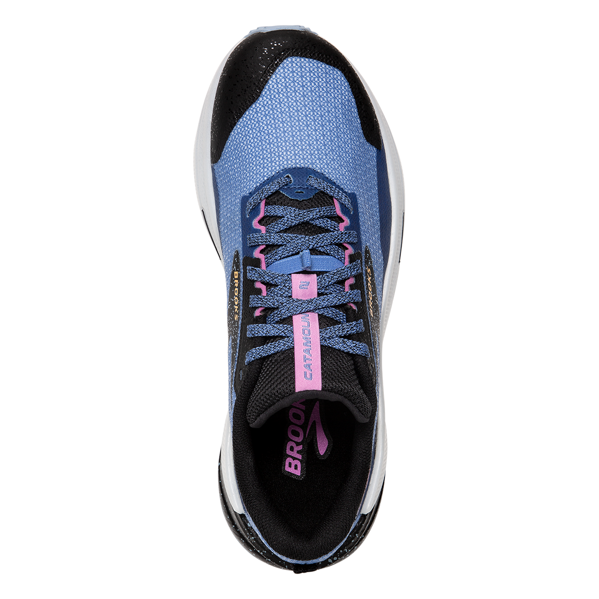 Brooks Catamount 2 — Blue - Black - Yellow — Size B — Width 7.5 — Alternate View 7