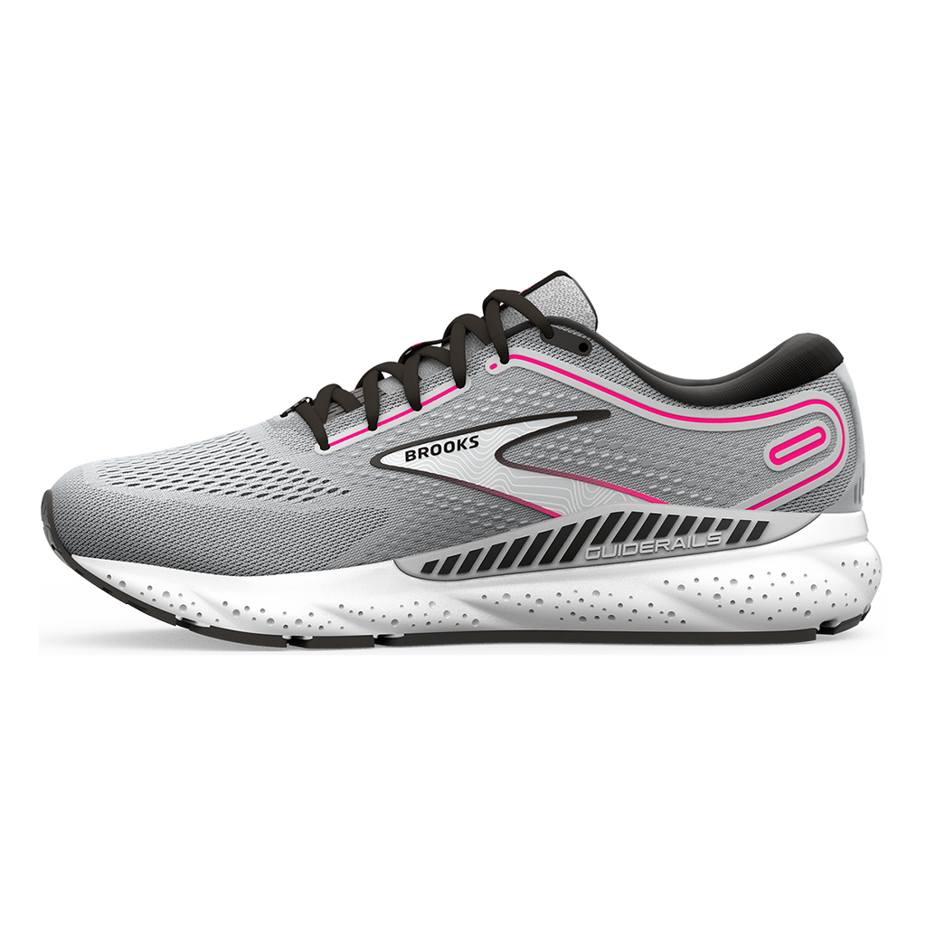 Brooks Ariel GTS 23 — Black - Grey - White — Size B — Width 6 — Lifestyle View