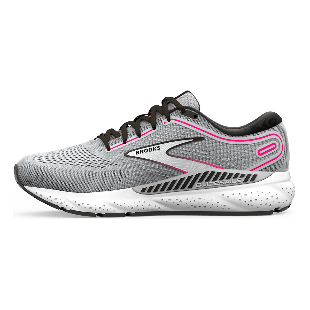Brooks Ariel GTS 23 — Black - Grey - White — Size B — Width 6 — Lifestyle View