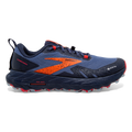 Brooks Cascadia 17 GTX — Navy - Bittersweet - Peacoat — Size B — Width 8 — Front View