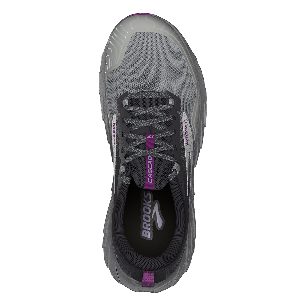 Brooks Cascadia 17 — Navy - Purple - Violet — Size B — Width 8 — Alternate View 7