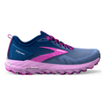 Brooks Cascadia 17 — Navy - Purple - Violet — Size B — Width 8 — Front View