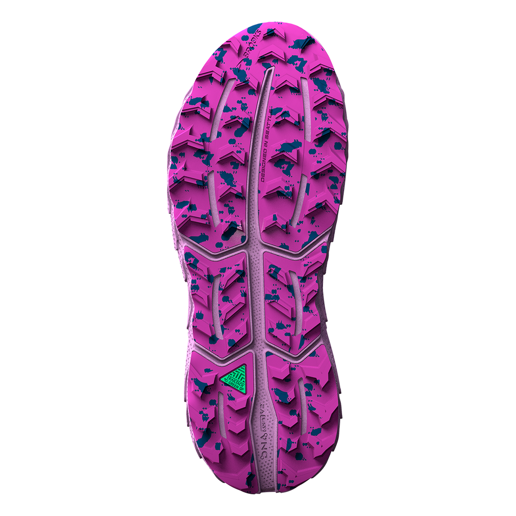 Brooks Cascadia 17 — Navy - Purple - Violet — Size B — Width 8 — Top View