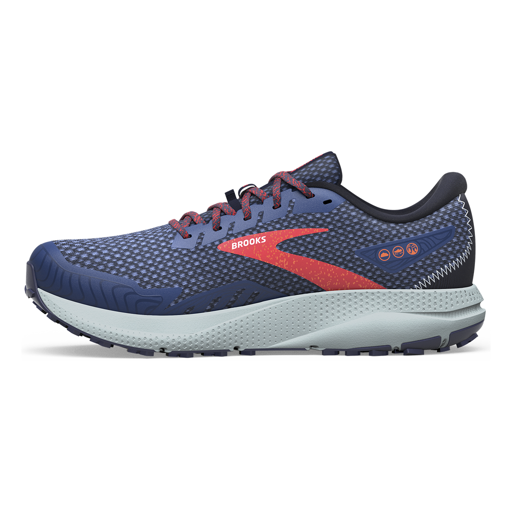 Brooks Divide 4 — Alloy - Oyster - Violet — Size B — Width 5 — Lifestyle View