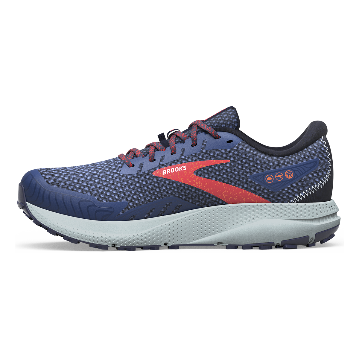 Brooks Divide 4 — Alloy - Oyster - Violet — Size B — Width 5 — Lifestyle View