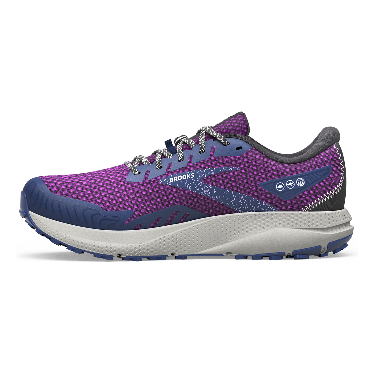 Brooks Divide 4 — Alloy - Oyster - Violet — Size B — Width 5 — Alternate View 10