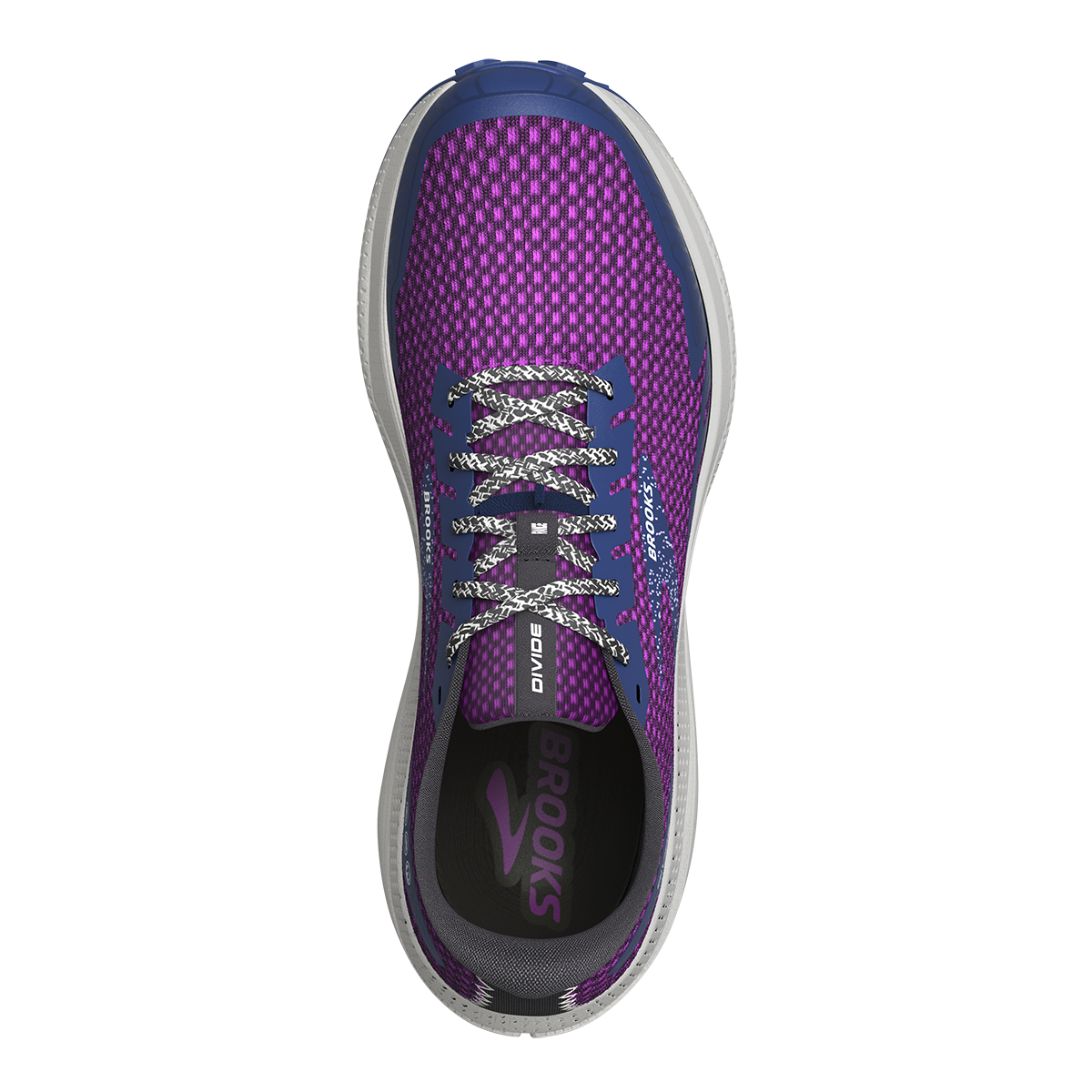 Brooks Divide 4 — Alloy - Oyster - Violet — Size B — Width 5 — Alternate View 11