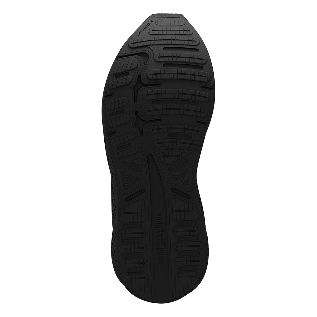 Brooks Ghost Max — Black - Black - Ebony — Size 2E — Width 7.5 — Alternate View 8