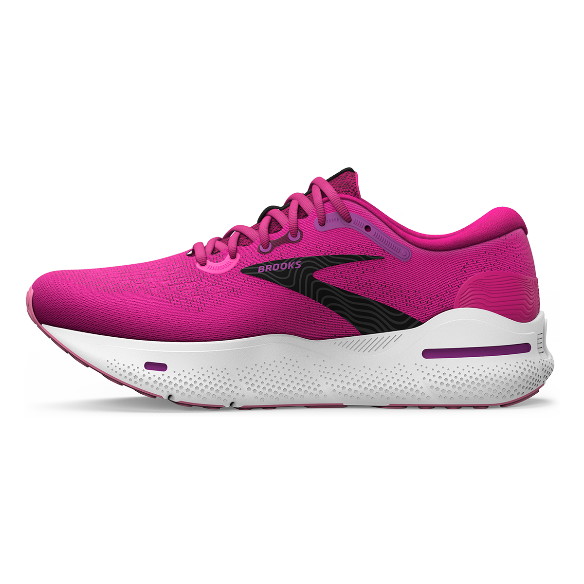 Brooks Ghost Max — Black - Black - Ebony — Size 2E — Width 7.5 — Alternate View 26