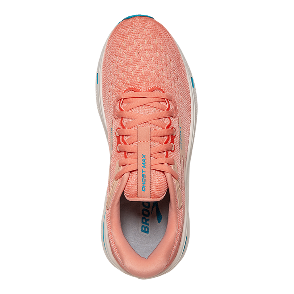 Brooks Ghost Max — Black - Black - Ebony — Size 2E — Width 7.5 — Back View
