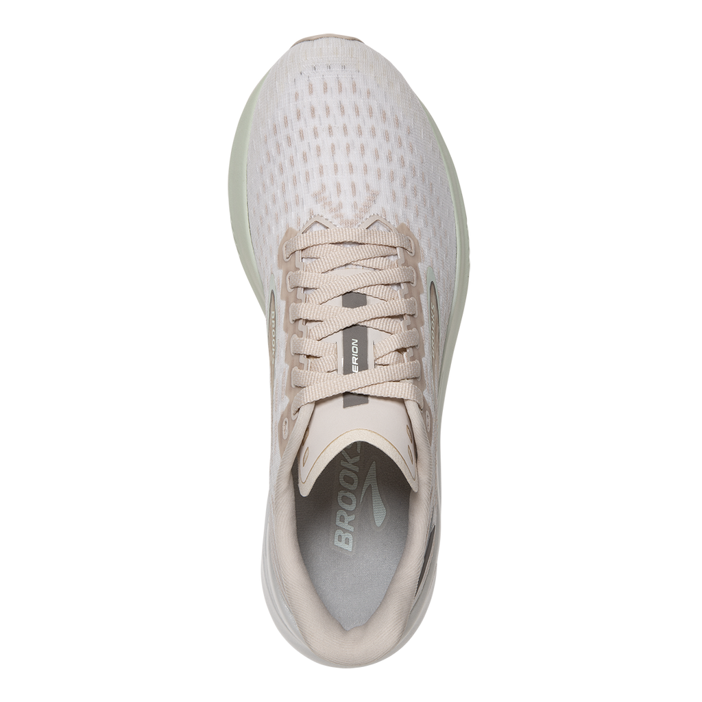 Brooks Hyperion — Crystal Grey - Blue Glass - White — Size B — Width 6.5 — Back View