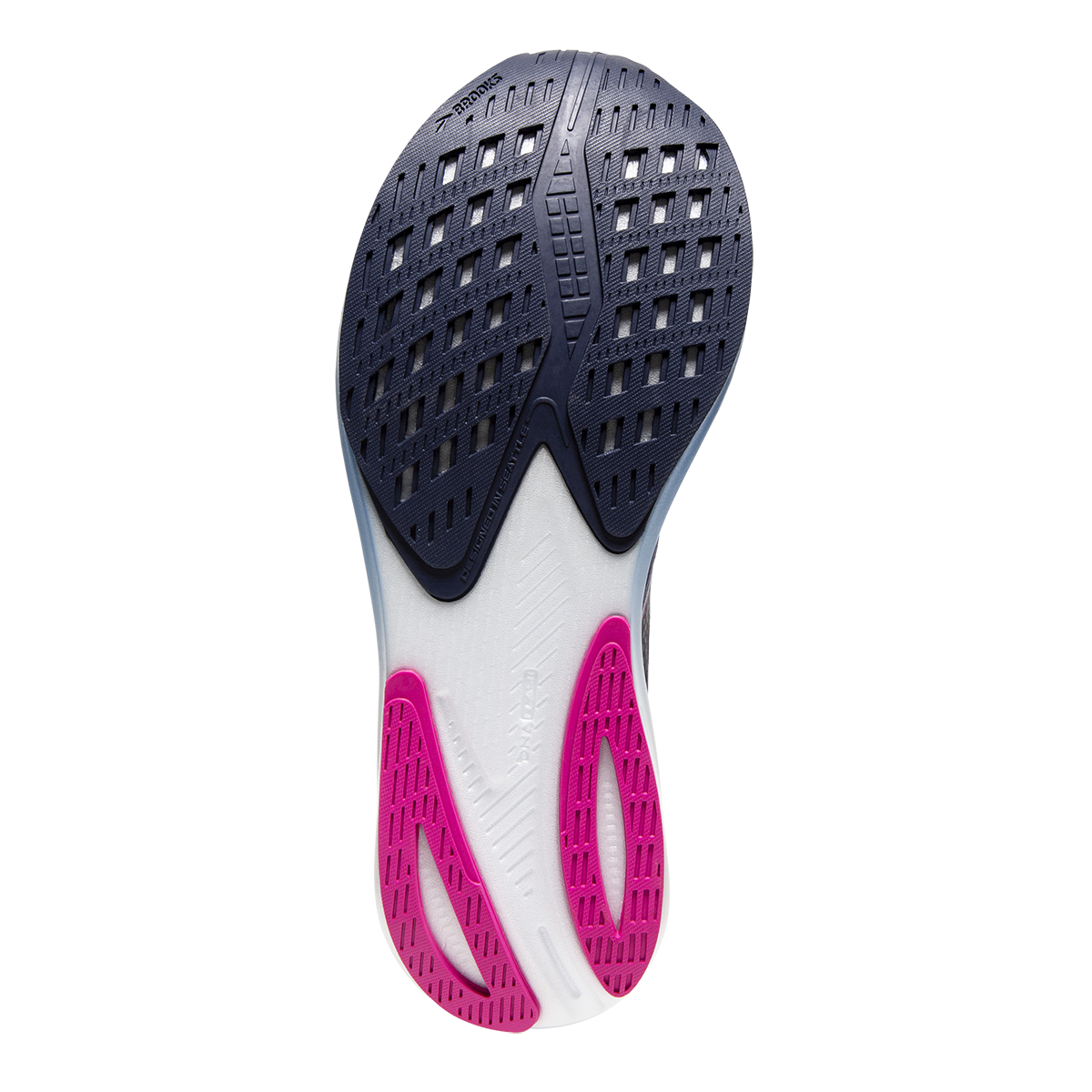 Brooks Hyperion — Crystal Grey - Blue Glass - White — Size B — Width 6.5 — Alternate View 12