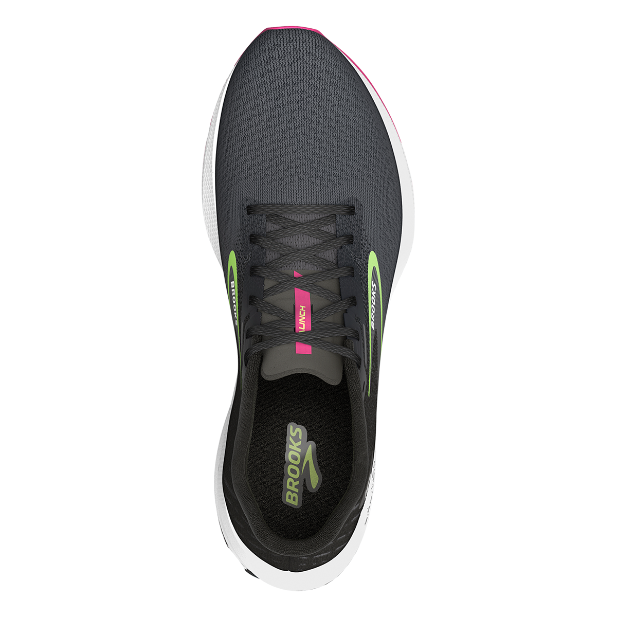 Brooks Launch 10 — Black - Blackened Pearl - Green — Size B — Width 6 — Alternate View 7