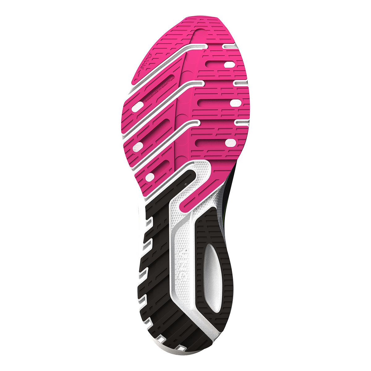 Brooks Launch 10 — Black - Blackened Pearl - Green — Size B — Width 6 — Alternate View 8