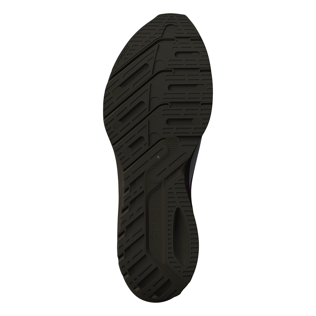 Brooks Launch 10 — Black - Blackened Pearl - Green — Size B — Width 6 — Top View