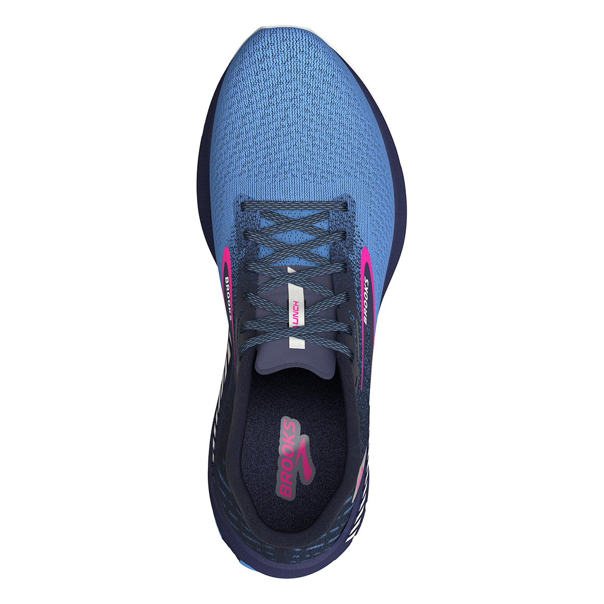 Brooks Launch GTS 10 — Black - White - Violet — Size D — Width 6 — Alternate View 7