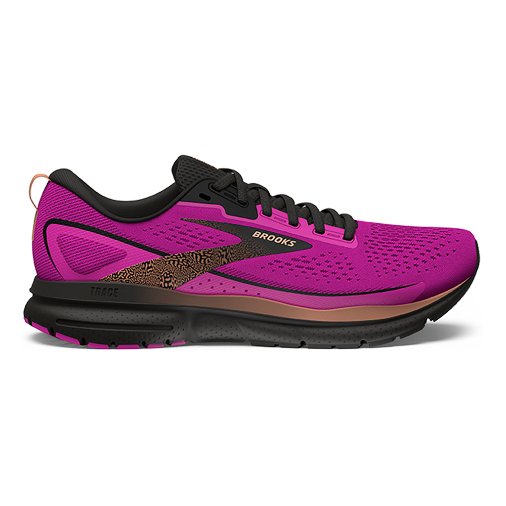 Brooks Trace 3 — Black - Blue - Pink Glo — Size B — Width 5 — Alternate View 17