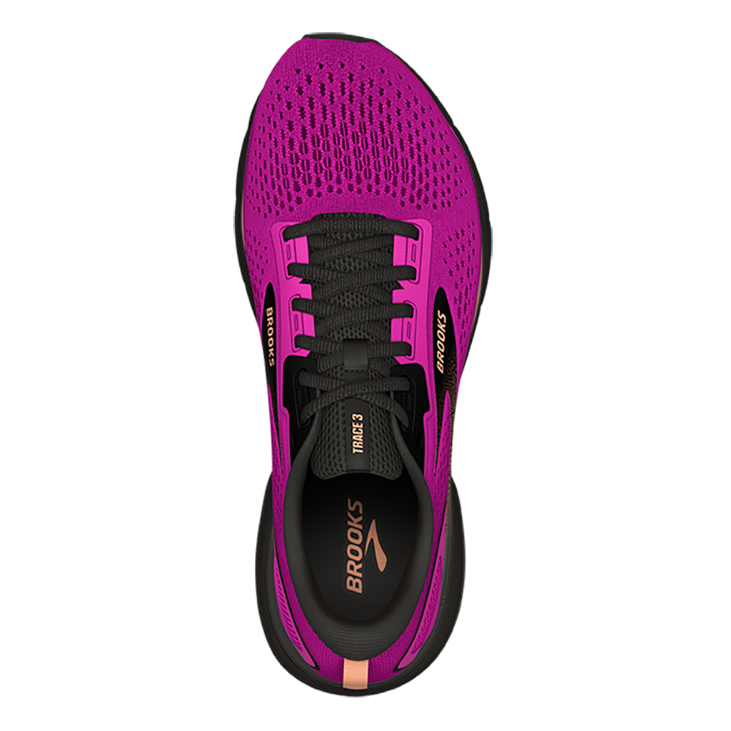 Brooks Trace 3 — Black - Blue - Pink Glo — Size B — Width 5 — Alternate View 19