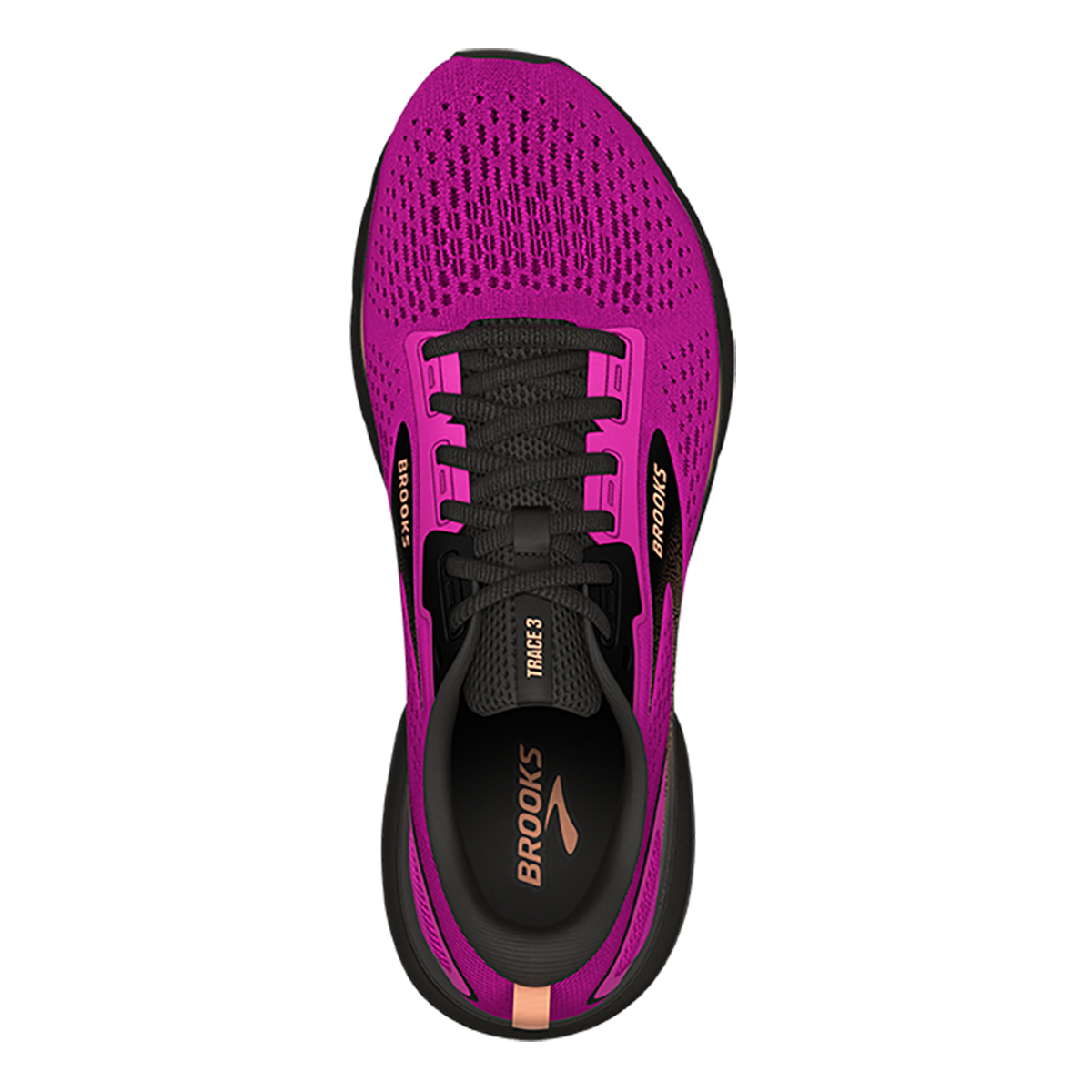 Brooks Trace 3 — Black - Blue - Pink Glo — Size B — Width 5 — Alternate View 19