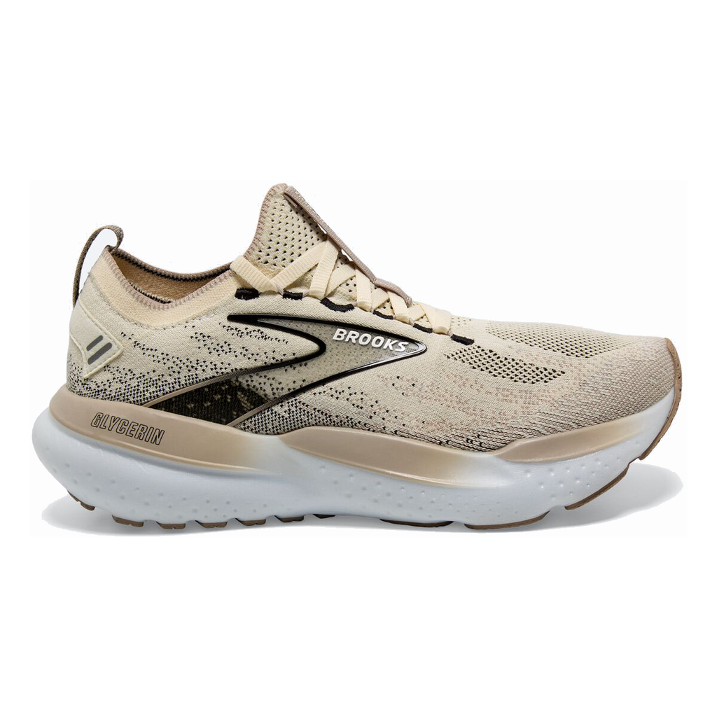 Brooks Glycerin StealthFit 21 — Black - Cream - Biscuit — Size B — Width 6.5 — Alternate View 9
