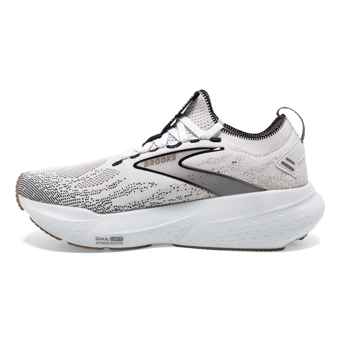 Brooks Glycerin StealthFit 21 — Black - Cream - Biscuit — Size B — Width 6.5 — Alternate View 14