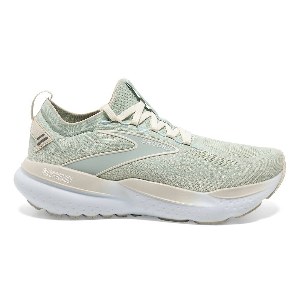 Brooks Glycerin StealthFit 21 Pastels — Pink - Marshmallow - Orchid — Size B — Width 5 — Detail View