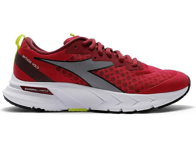 Diadora Mythos Blushield Volo — Jazzy - White - Silver DD — Size B — Width 9.5 — Side View