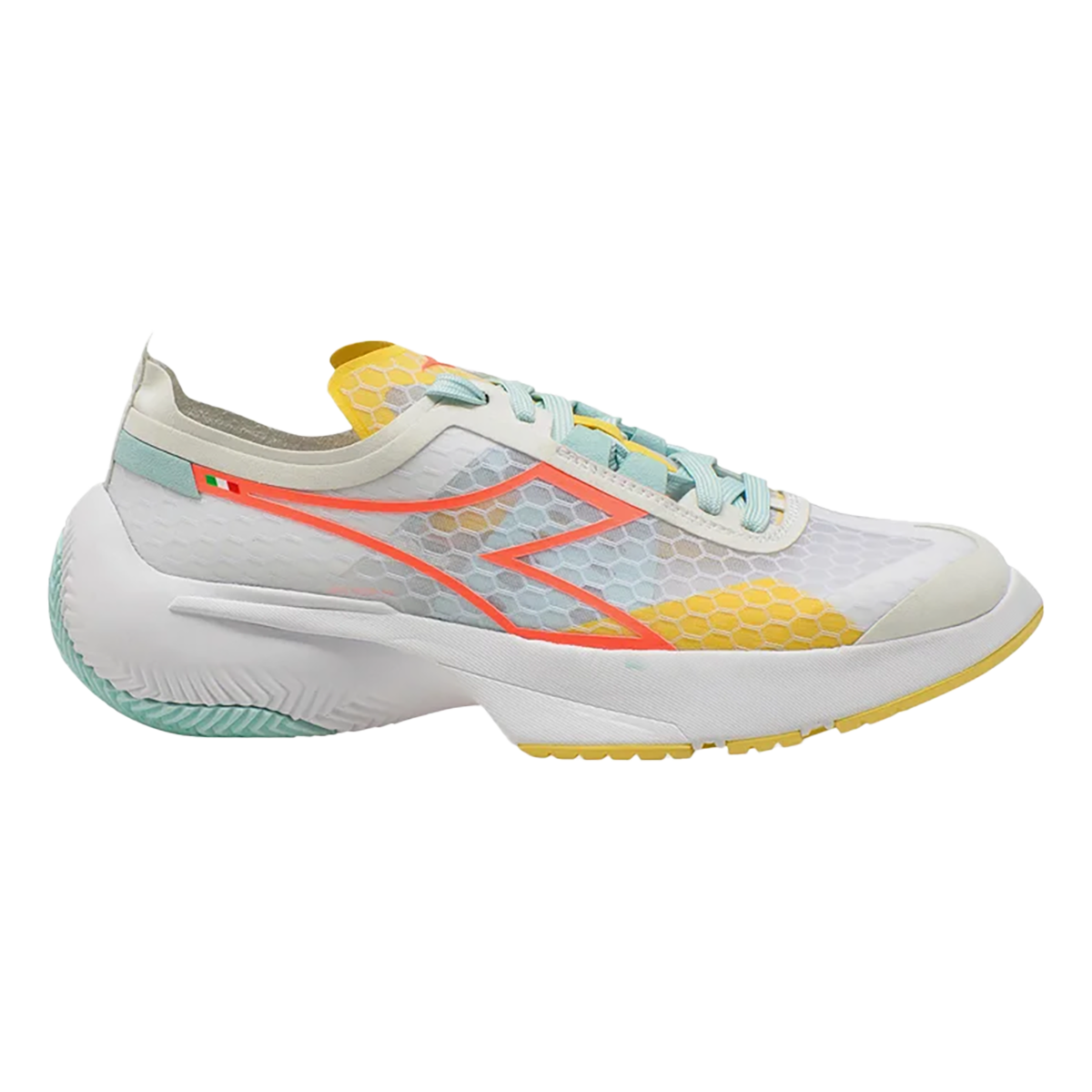 Diadora Equipe Corsa — Black - Jazzy - White — Size B — Width 5.5 — Top View