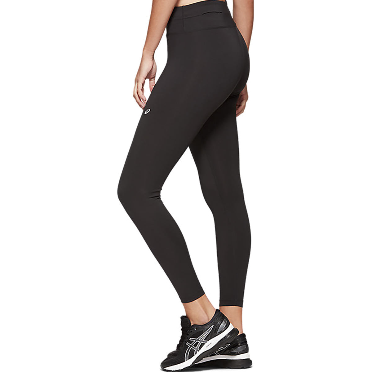 Asics Fietro Tight — Dark Grey Heather - Black — Size XSmall — Side View