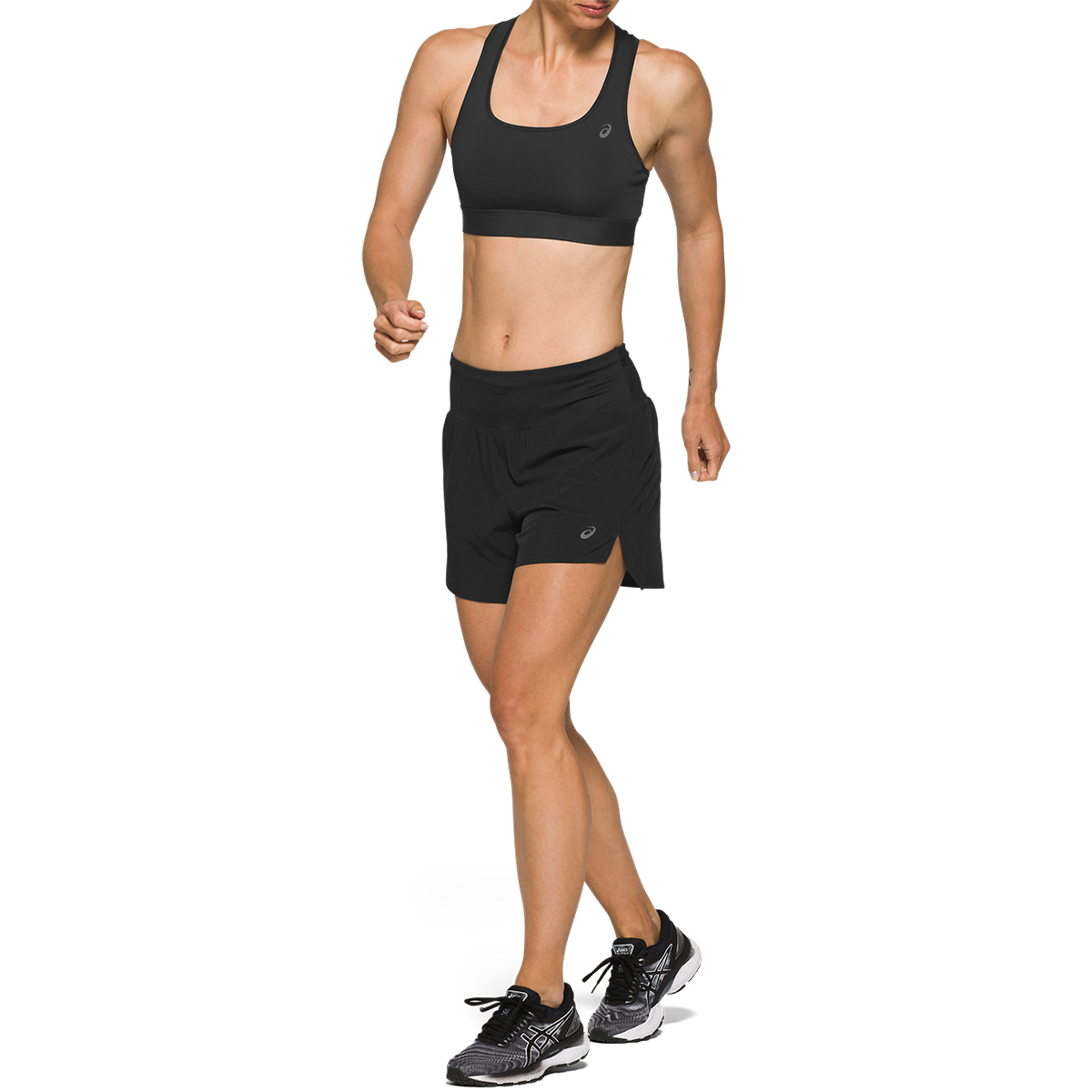 Asics Road 5.5" Short — Performance Black — Size Small — Side View
