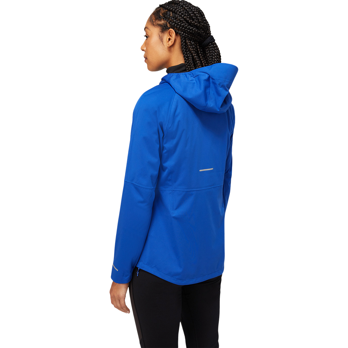 Asics Winter Accelerate Jacket — Monaco Blue — Size Large — Side View