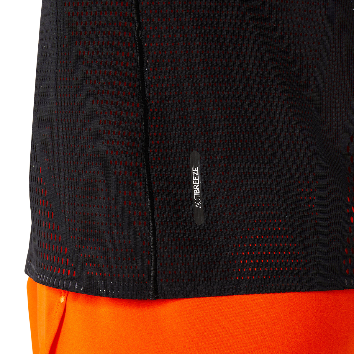 Asics Metarun Shortsleeve Tee — Performance Black — Size XSmall — Detail View