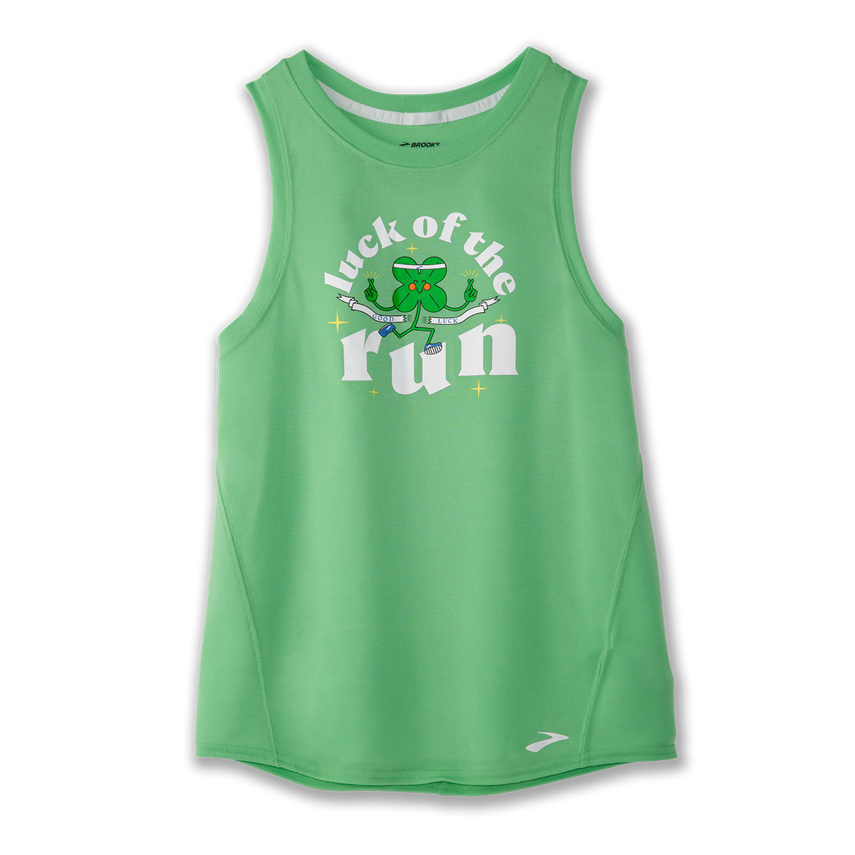 Brooks Distance Graphic Tank — Freedom To Be You — Size Medium — Back View
