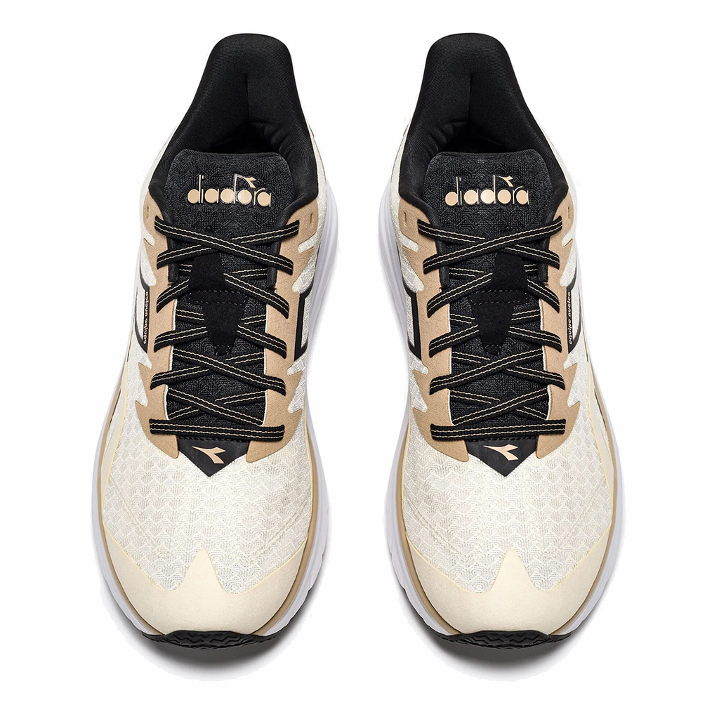 Diadora Equipe Nucleo — Silver - Black - Mediterra — Size D — Width 8.5 — Detail View