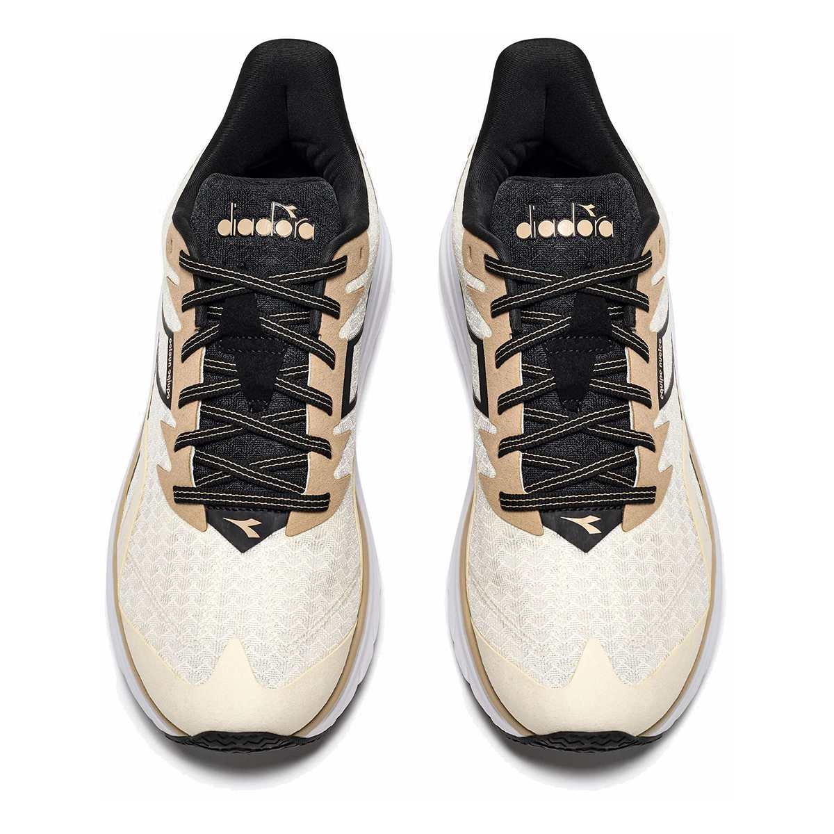 Diadora Equipe Nucleo — Silver - Black - Mediterra — Size D — Width 8.5 — Detail View
