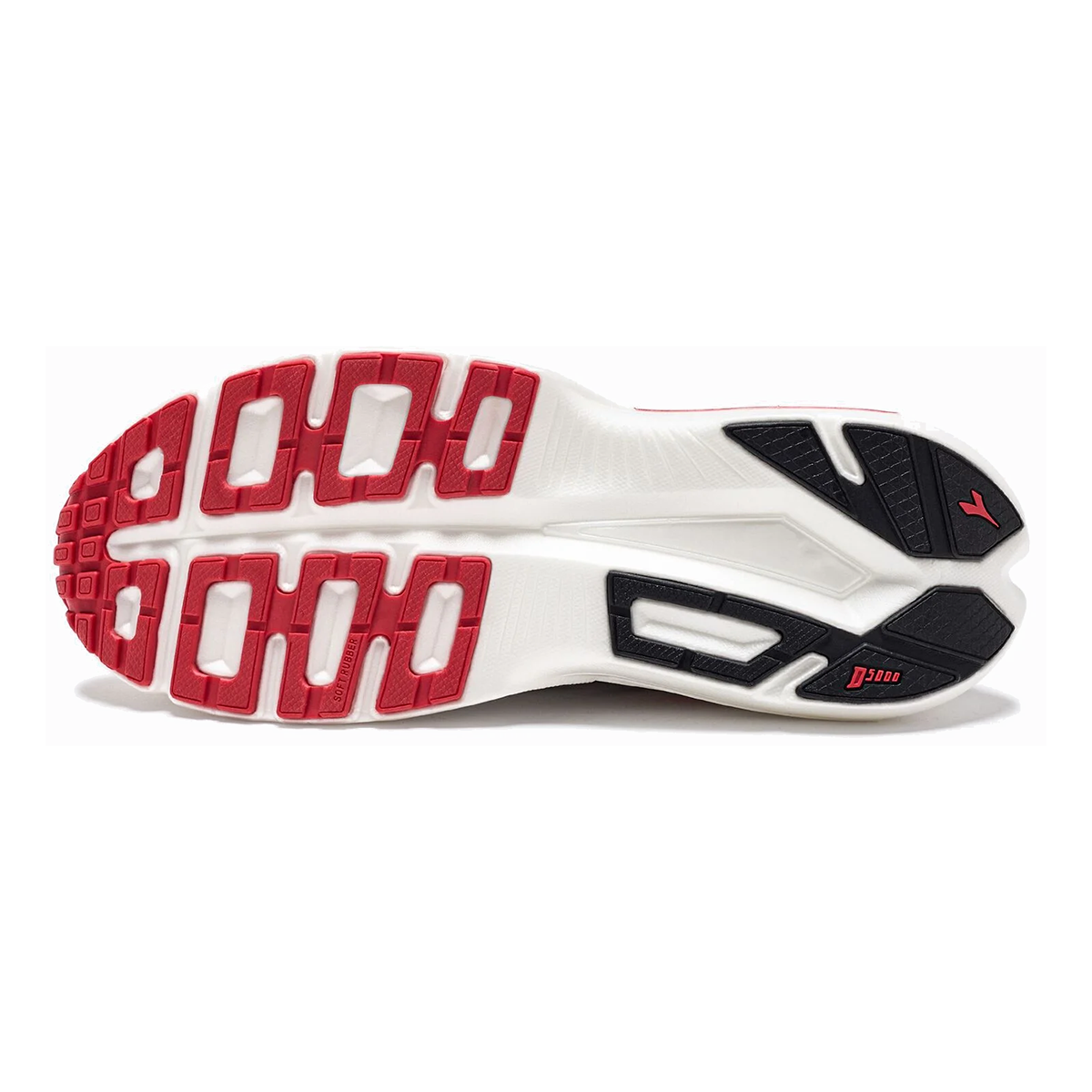 Diadora Frequenza — Whisper White - Cayenne — Size B — Width 6 — Alternate View 7
