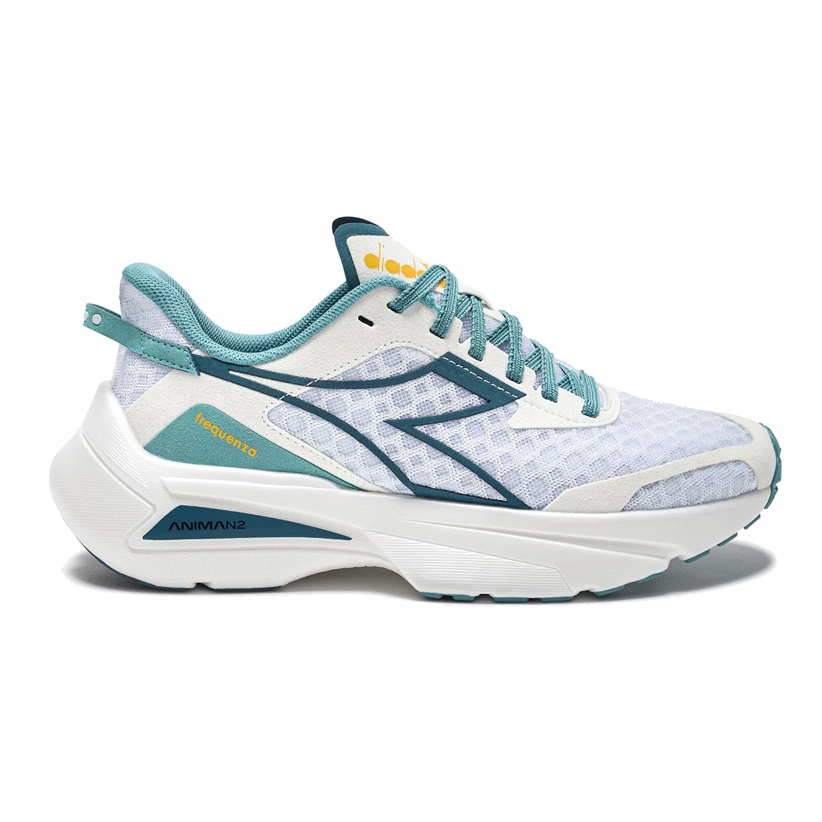 Diadora Frequenza — Whisper White - Cayenne — Size B — Width 6 — Alternate View 8