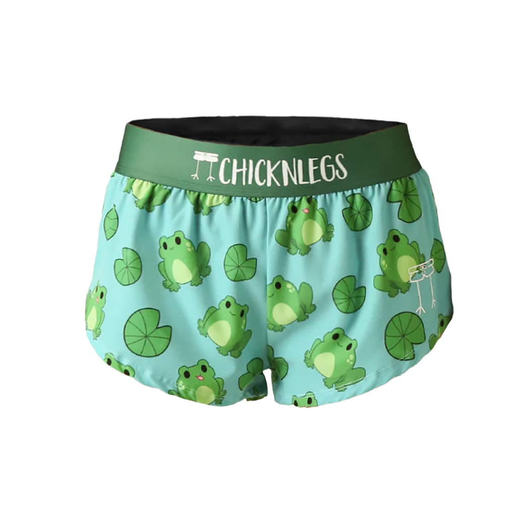 ChicknLegs 1.5" Split Short — Frogs — Size Large — Top View