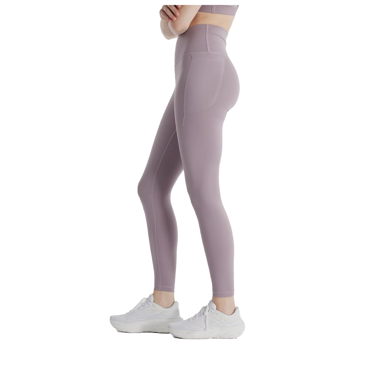 New Balance Harmony Pocket High Rise Legging 27 — Ice Wine — Size Large — Side View