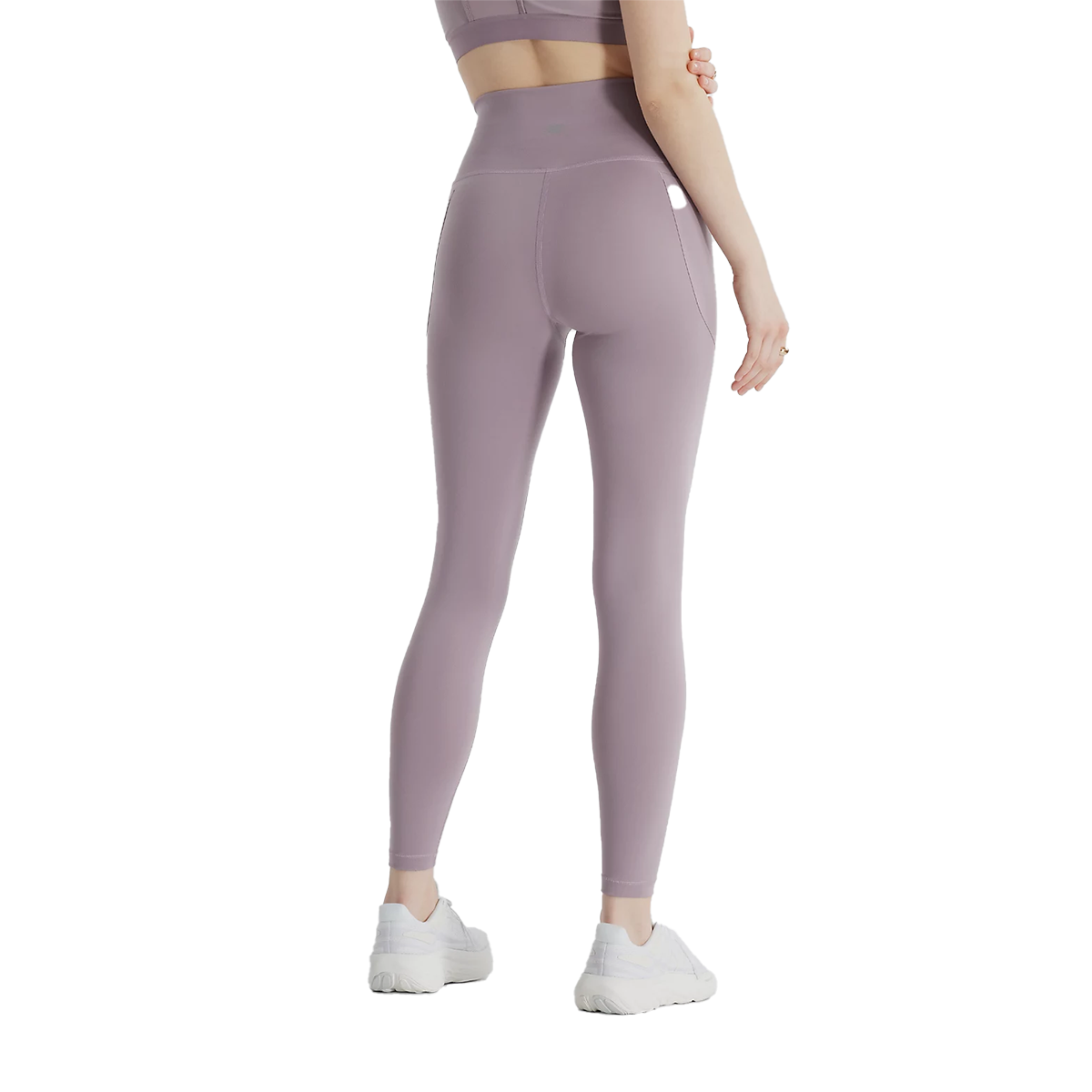 New Balance Harmony Pocket High Rise Legging 27 — Ice Wine — Size Large — Back View