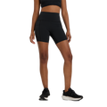 New Balance Sleek Pocket High Rise Short 6 — Bk Black — Size XSmall — Front View