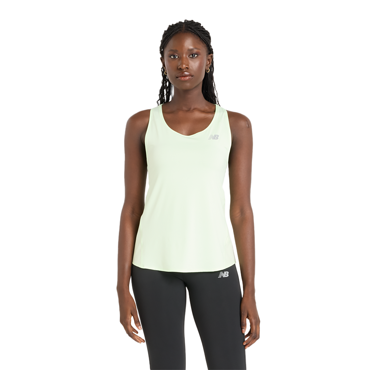 New Balance Race Day Singlet — Mew Melonwat — Size XLarge — Front View